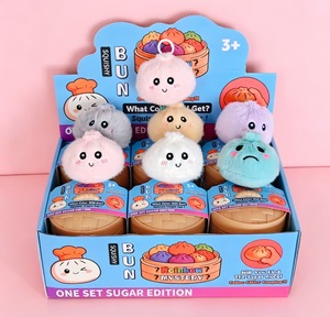 Adornos de Oficina Portátiles y Divertidos, Juguete Antiestrés de Dumpling Colorido y Suave de Levantamiento Lento, Juguetes de Bollos al Vapor Suaves para Aliviar el Estrés - Product Image 6