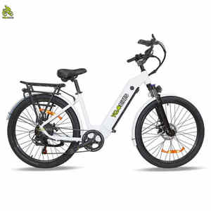 Stock UE Vélo électrique de tourisme <span class=keywords><strong>vintage</strong></span> pour femmes de 26 pouces 500W avec batterie intégrée Vélo de ville Vélo électrique - Product Image 3