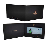 Invitation de mariage personnalisée A5, écran numérique vierge de 10 pouces, brochure vidéo LCD de 7 pouces, carte-cadeau en papier, matériel fait main