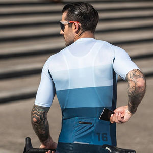 Maillot de cyclisme tissu italien respirant à séchage rapide, vêtements de vélo d'équipe <span class=keywords><strong>Pro</strong></span>, uniformes de sport, maillots de cyclisme - Product Image 4