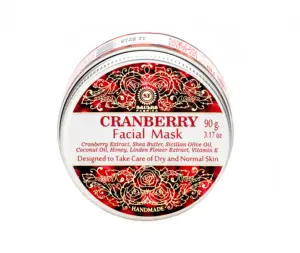 Private Label OEM maschera facciale 90g Cranberry Mango cioccolato bianco alghe marine 99% ingredienti naturali all'ingrosso fatto a mano in EU