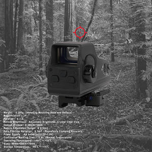 Qcnv thân thiện với ngân sách Holographic Sight sắc nét kẻ ô công cụ miễn phí không đào tạo săn bắn bán buôn nv-tương thích Holographic Sight - Product Image 4