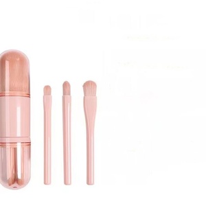 Telescopic <b>Makeup</b> <b>Brush</b> Portable Travel <b>Makeup</b> <b>Brushes</b> Set Eyeshadow Loose Powder Mini <b>Makeup</b> <b>Brush</b> Beauty Tools - Product Image 5