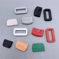 Sangle avec boucle RIXING WJ-0550, clip de queue de 1 pouce, boucle de traction de 25 mm/15 mm, sangle en caoutchouc souple en PVC, finition de couture, sandales