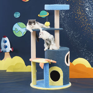 جديد وصول هوبيت مضحك الديكور القط تسلق شجرة الفضاء كبسولة أثاث المنزل - Product Image 5