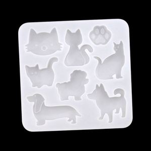 Custom Logo <b>Cat</b> Pet Dog Shape Epoxy Hand Made Silicone Diy Resin Jewelry Mold Reused OEM\ODM - Product Image 3