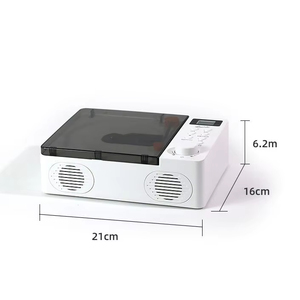 Lecteur CD portable double haut-parleur personnalisé en usine avec lecture BT USB, affichage numérique, lecteur audio HIFI moderne pour la maison - Product Image 4