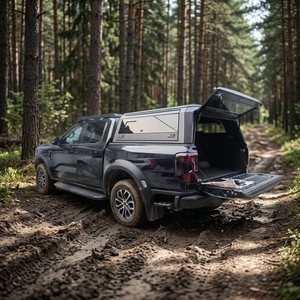 Cubierta Rígida Plegable y Retráctil para Camioneta Eléctrica, Compatible con F150 Ford, Toyota, <span class=keywords><strong>Dodge</strong></span> Ram 1500, Jeep Gladiator JT, Aleación de Aluminio, Tipo Camper - Product Image 5