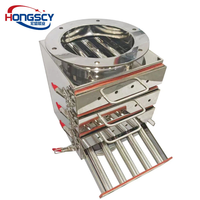 Séparateur magnétique industriel à tiroir en acier inoxydable SUS304 avec aimant NdFeB haute intensité, raccord à bride, pour l'élimination des particules de fer dans les aliments, les céréales et la farine