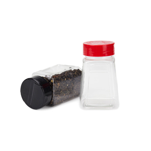 Bocaux carrés en plastique pour herbes et épices, ustensiles de cuisine, salières et poivrières - Product Image 3
