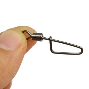 Échantillons gratuits 500 pièces/sac émerillons de pêche Swing Coastlock Snap Fishhooks Bass Fishing Tackle Connector Pesca <span class=keywords><strong>Emerillon</strong></span> <span class=keywords><strong>Peche</strong></span> - Product Image 4
