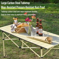 Mesa Plegable de Diseño Compacto y Ligero para Pesca y Camping al Aire Libre, Venta al Por Mayor