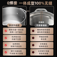 Batterie de cuisine de haute qualité ménage commercial grande capacité marmite à soupe en aluminium baril à soupe pour restaurant pour cuisinière à gaz
