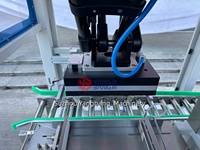 Ligne de production de conditionnement de bouteilles de jus robotisées de haute qualité, machine d'emballage de boîtes de boissons à alimentation manuelle Spider Hand, palettiseur pour l'alimentation