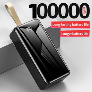 High Capacity 100000Mah PD Fast <b>Charge</b> 10W Power Bank Portable Mobile Phone Charger With LED Display 4 Output - Product Image 3