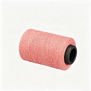Fil à coudre en laine heather <span class=keywords><strong>rose</strong></span> poudré, 2 plis, filé à l'anneau, haute ténacité, pour tissu de vêtements, t-shirts et polos - Product Image 2