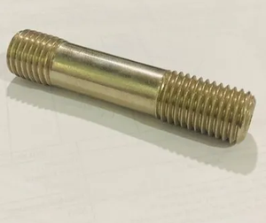 DIN ASME GB Standard M6 <span class=keywords><strong>M7</strong></span> M8 Acier allié Laiton Cuivre B7 L7 <span class=keywords><strong>Tige</strong></span> <span class=keywords><strong>filetée</strong></span> Boulon à double extrémité - Product Image 2