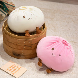 <span class=keywords><strong>Coussin</strong></span> <span class=keywords><strong>en</strong></span> peluche Baozi chinois mignon, super doux, pour canapé, compagnon <span class=keywords><strong>de</strong></span> sommeil, décoration intérieure, souvenir <span class=keywords><strong>de</strong></span> mariage, cadeau - Product Image 4
