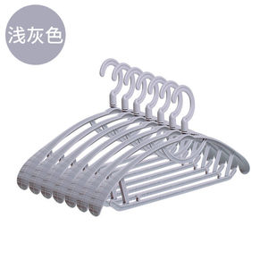 Thickened Plastic Clothes Hangers Wide Shoulder Multi Functional Traceless Hook Type For Clothing Storage Yiwu Origin - Product Image 5
