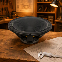 VJ18G401 Subwoofer 18 pouces 1600W, vente flash, meilleure qualité, haut-parleur audio professionnel
