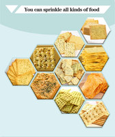 Machine à saupoudrer de haute capacité en acier inoxydable de qualité alimentaire pour boulangerie, biscuits, sel, sucre, noix et maïs, à haute productivité
