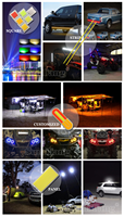 150w 12v Cob Led 100w Panneau 300*200mm 3000k 6000k 8000k Rouge Vert Bleu Ambre 14v pour Lumière de Travail Lumière de Voiture Projecteur