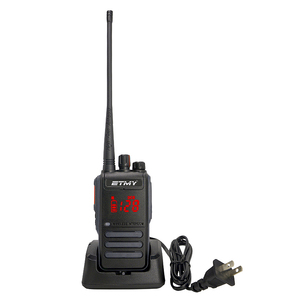 Talkie-walkie analogique robuste à double bande UHF VHF de 10 W, étanche IP67, haute puissance, pour la communication sur les chantiers de construction - Product Image 3