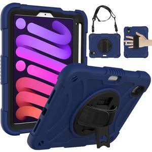 2019/<span class=keywords><strong>2020</strong></span>/2021 iPad 10,2 pulgadas y iPad Air 3 10,5 pulgadas funda protectora todo incluido funda de silicona anticaída función giratoria - Product Image 5