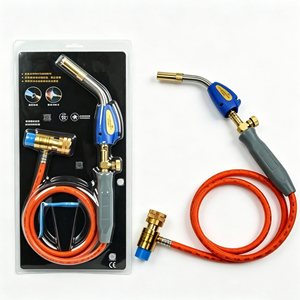 Antorcha de Soldadura y Corte MAPP de Propano y <span class=keywords><strong>Butano</strong></span>, Encendido por Ignición, <span class=keywords><strong>para</strong></span> HVAC, Soldadura de Tuberías de <span class=keywords><strong>Cobre</strong></span>, Reparación Manual, Antorcha de Aleación de Aluminio 6061 - Product Image 1