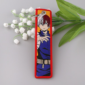 Porte-clés en tissu tissé <span class=keywords><strong>My</strong></span> <span class=keywords><strong>Hero</strong></span> <span class=keywords><strong>Academia</strong></span>, accessoire pour étudiants, campus, style japonais - Product Image 4