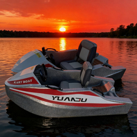 Bateau de karting aquatique électrique haute vitesse avec une vitesse maximale de 52 km/h, 2 places, matériau EPP, 115-150 CV, 69 kg