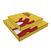 Boîte à pizza personnalisée de haute qualité, impression offset, vente en gros à bas prix