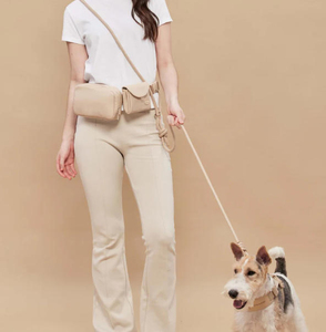 Riñonera para Pasear Mascotas, Bolsa Cruzada para Perros, Cinturón para Correr, Riñonera Unisex Impermeable para Viajes con Logo - Product Image 1