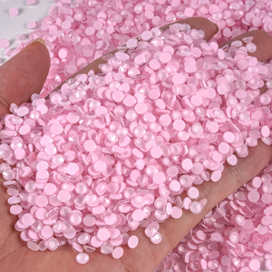 OLeeyaラインストーンクリスタルマカロンラインストーン非ホットフィックスストラスノクティルーセントネイルアートラインストーン用 - Product Image 3