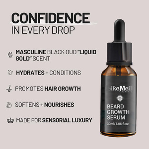 Olio per la Crescita della Barba 100% Vegano e Biologico per <span class=keywords><strong>Uomo</strong></span>, Etichetta Privata, Prodotto per la Cura Personale Maschile - Product Image 3