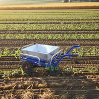 Freins à tambour à entraînement à engrenages robustes Propulsion électrique à haute capacité Chariots de camion à main en métal épaissi avec garde-corps amovibles