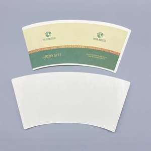 Double Side PE Coated Eco-Friendly Recyclable Food Grade Waterproof <b>Paper</b> Cup Fans - Product Image 5