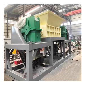 Broyeur de plastique jerrycan machine Broyeur Broyeur de plastique à double arbre pour recyclage de plastique PLC - Product Image 6