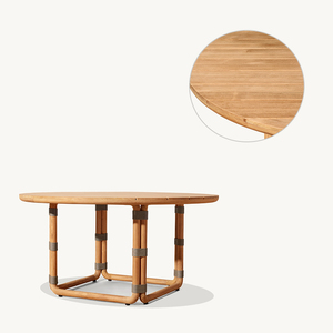 Hiện Đại Bền Teak Ăn Đặt Ngoài Trời Bàn Ghế Cho Sân Vườn Khách Sạn Căn Hộ Không Thấm Nước Cho Công Viên Sử Dụng - Product Image 4