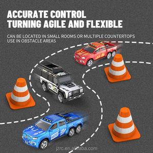 마이크로 1/64 스케일 A-5501 A/B 2.4G 미니 RC 자동차 RC 오프로드 차량 RC 트레일러 자동차 합금 모델 속도 조정 가능한 자동차 장난감 선물 - Product Image 6