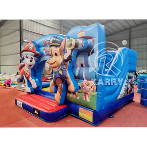 Castillo inflable comercial de dibujos animados para perros, gorila inflable para niños con tobogán y área de salto para alquiler de fiestas - Product Image 6