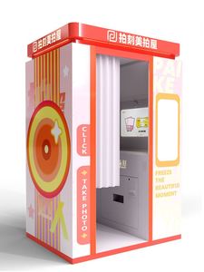 Bâton de selfie coréen avec caméra interactive, machine d'impression de cartes d'identité et d'arcade photo beauté de style coréen - Product Image 4