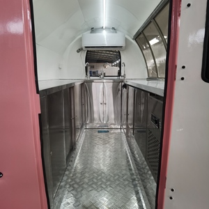 קדימון משאית מזון מיני-ורוד עם מטבח מלא 2025 קרוון מזון - Product Image 5