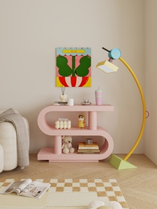 Tavolo Console Livingplus in MDF, Colorato e Moderno, Stile Lusso Leggero per <span class=keywords><strong>Ingresso</strong></span>, Soggiorno e <span class=keywords><strong>Arredamento</strong></span> Alberghiero - Product Image 3
