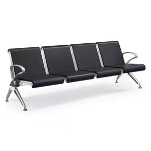 Sillas de espera Ssyou de 5 plazas, azules, con reposabrazos, para aeropuerto, estación, hospital - Product Image 5