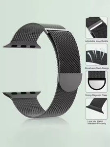 สายนาฬิกา <span class=keywords><strong>Milanese</strong></span> สำหรับ <span class=keywords><strong>iWatch</strong></span> รุ่น ULTRA SE 9 8 <span class=keywords><strong>7</strong></span> 6 5 4 3 2 1 38มม. 40มม. 41มม. 42มม. 44มม. 45มม. 49มม. - Product Image 3