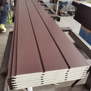 Meilleur <span class=keywords><strong>prix</strong></span> PU polyuréthane revêtement mural extérieur panneaux sandwich vente chaude style design moderne en acier - Product Image 6