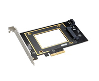 Adaptateur SFF-8639 PCI Express 3.0 X4 U.2 Carte Riser PCIE pour 2.5 pour extension SATA SSD en Stock