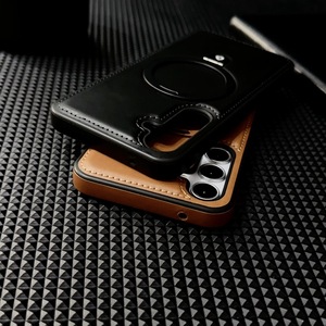 Funda de Teléfono de Cuero PU con Anillo Magnético para Samsung <span class=keywords><strong>Galaxy</strong></span> A54 A55 5G A05s A15 S24 S26 Ultra, Cargador Inalámbrico, Coque De Téléphone - Product Image 6