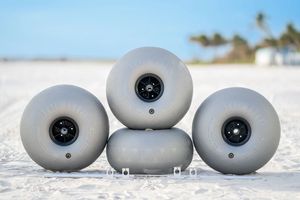 Ruedas de Repuesto para Sillas de Playa y Carritos, Neumáticos de PU y PVC de 10 Pulgadas, Marca <span class=keywords><strong>Mygo</strong></span>, con 6 Meses de Garantía, Venta al Por Mayor - Product Image 5